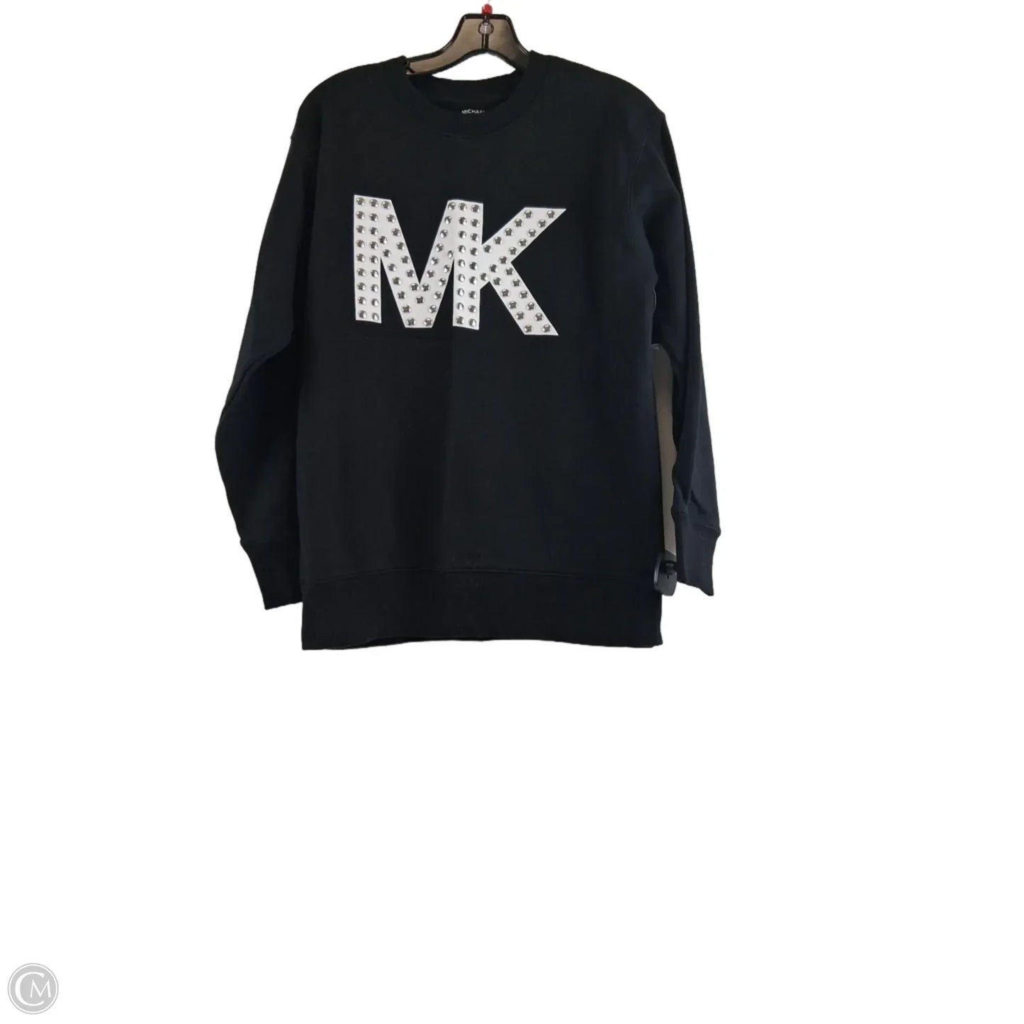 Sweatshirt Crewneck By Michael By Michael Kors In Black & White, Size: S