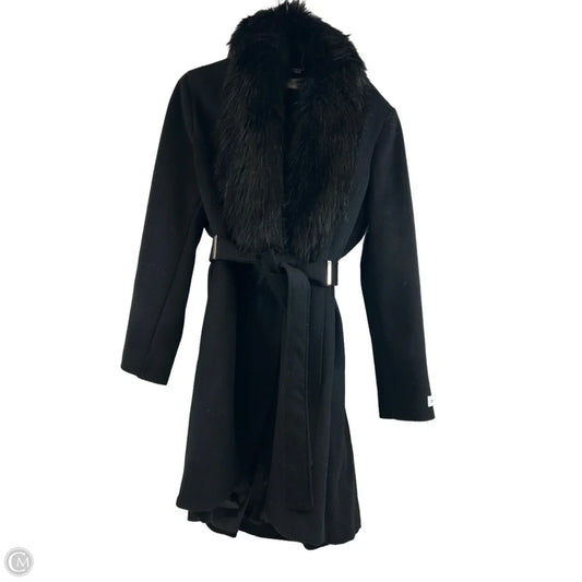Coat Wool By Calvin Klein In Black, Size: Xl