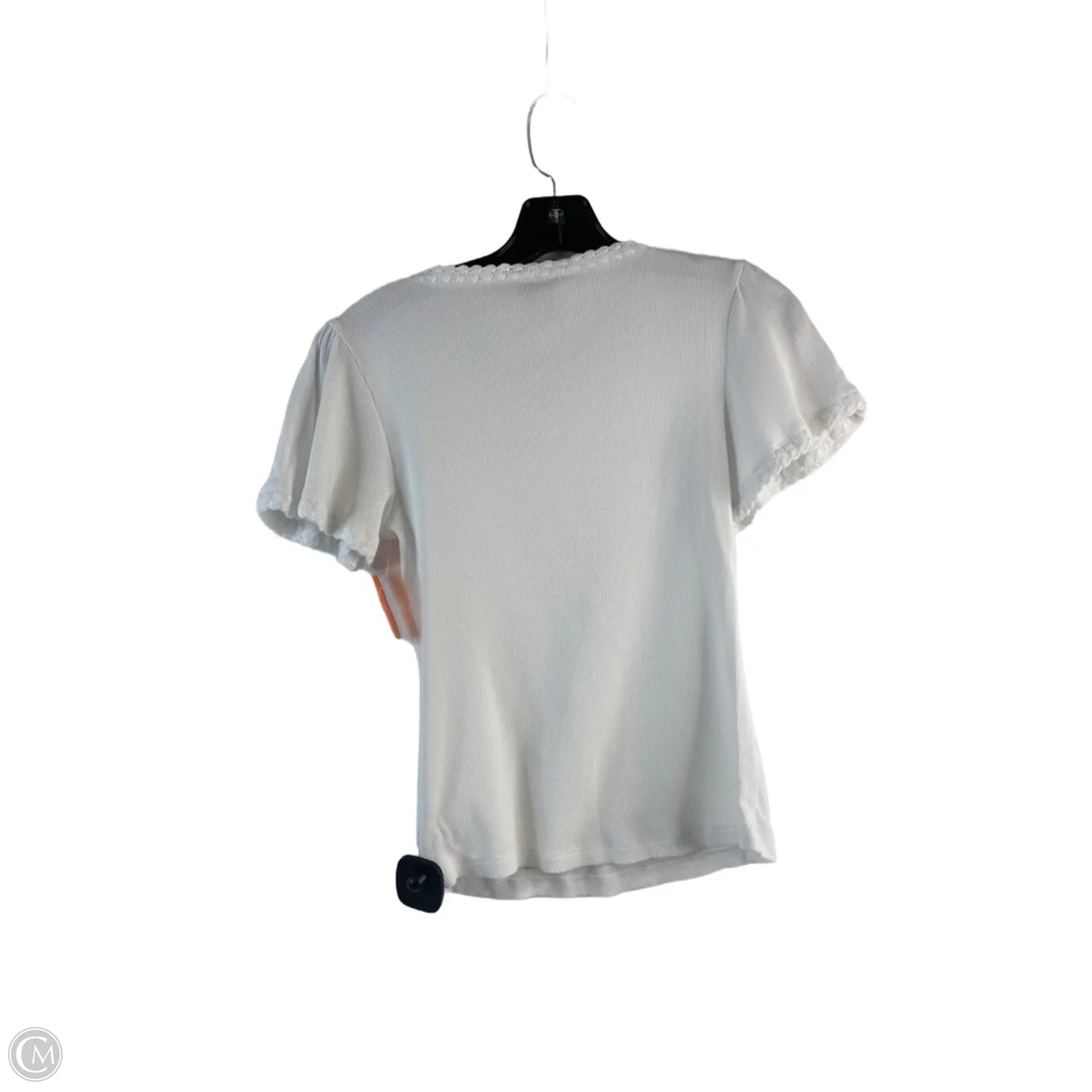 Top Short Sleeve Basic By Elie Tahari In White, Size: Xs