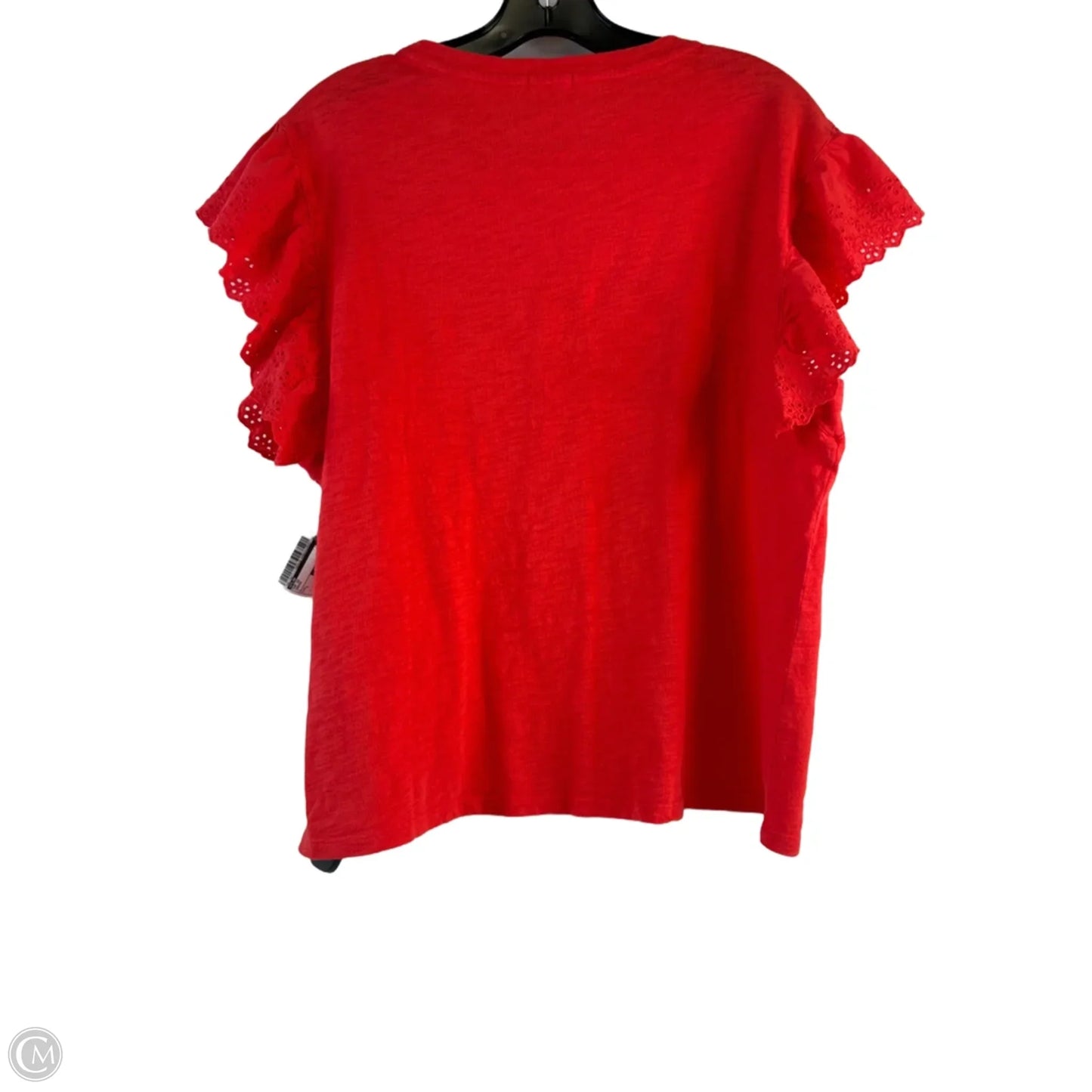 Top Short Sleeve By Dylan In Orange, Size: L