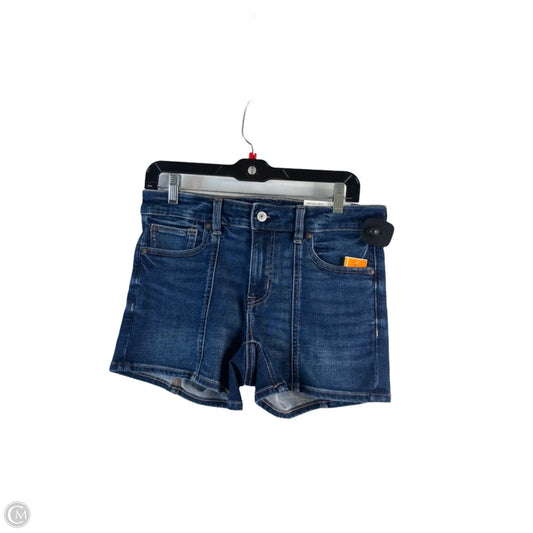Shortalls By American Eagle In Blue Denim, Size: 8