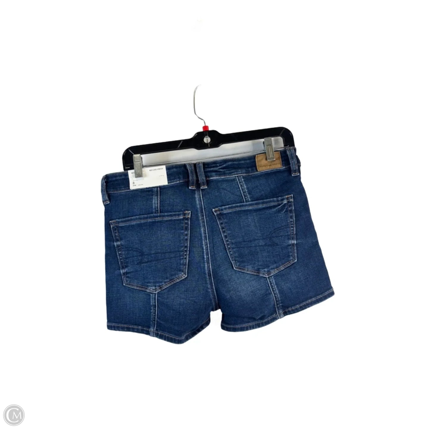 Shortalls By American Eagle In Blue Denim, Size: 8