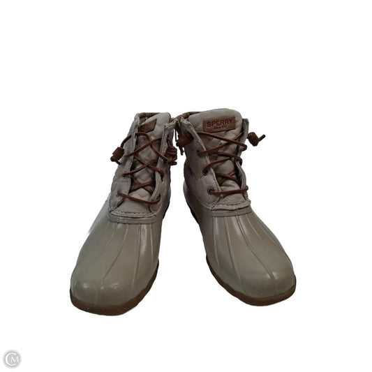 Boots Rain By Sperry In Tan, Size: 9.5