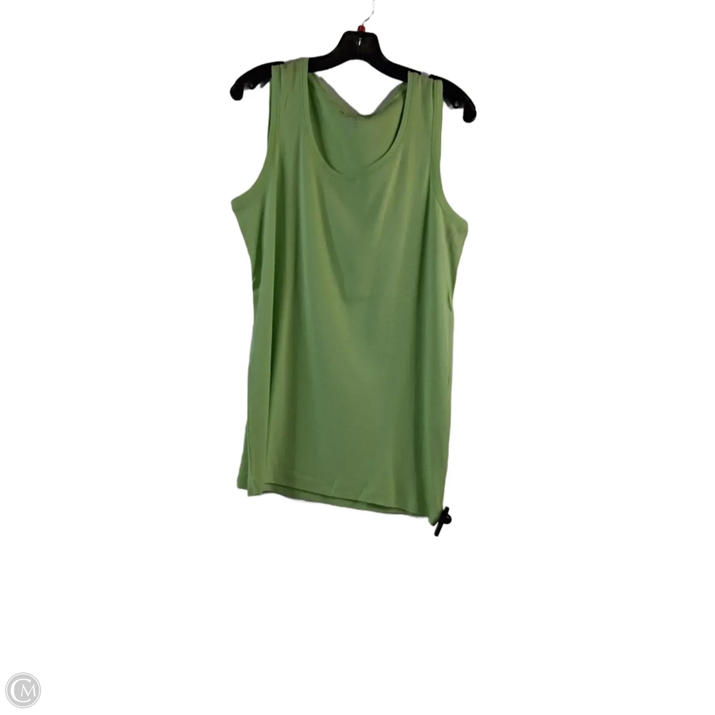 Top Sleeveless Basic By Chicos In Green, Size: L