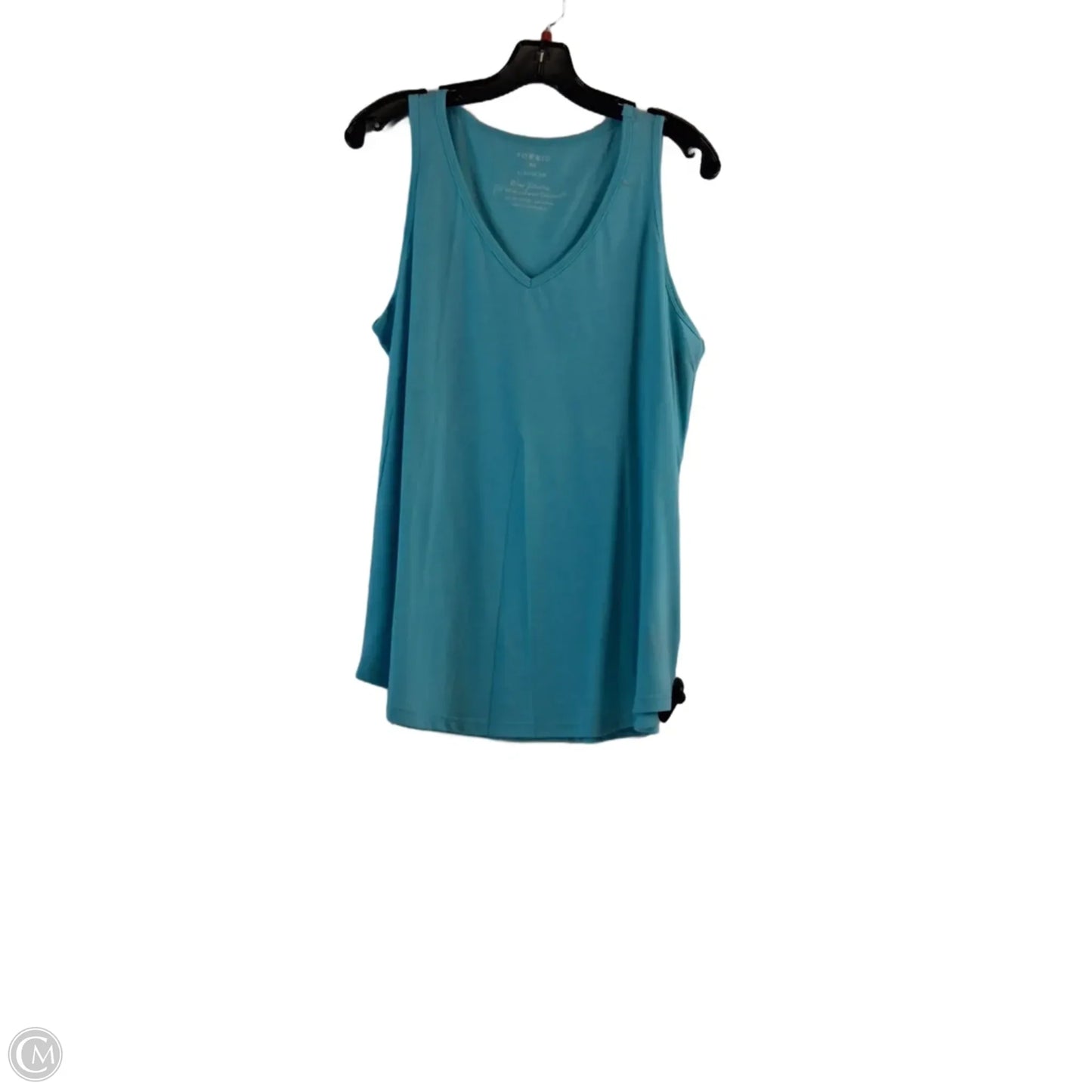 Top Sleeveless Basic By Torrid In Aqua, Size: L