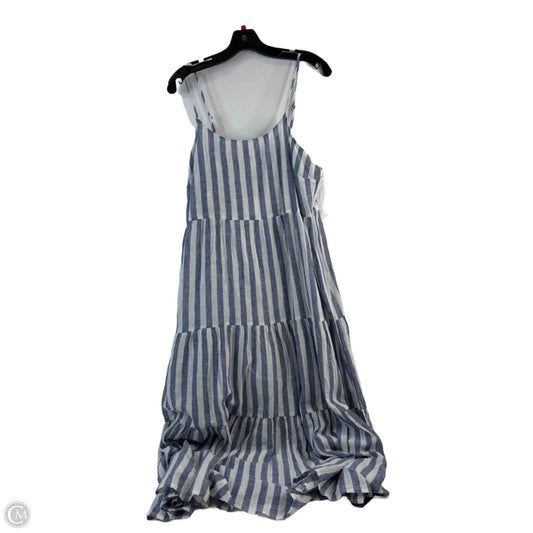 Dress Casual Midi By Beachlunchlounge In Striped Pattern, Size: L
