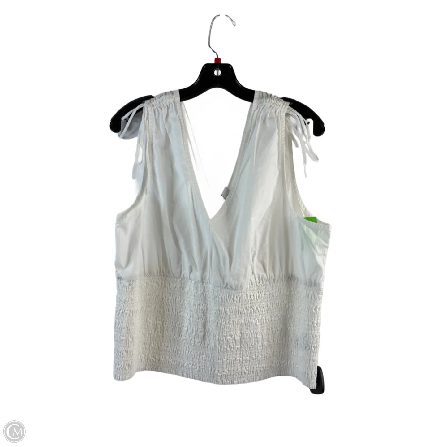 Top Sleeveless By Old Navy In White, Size: L
