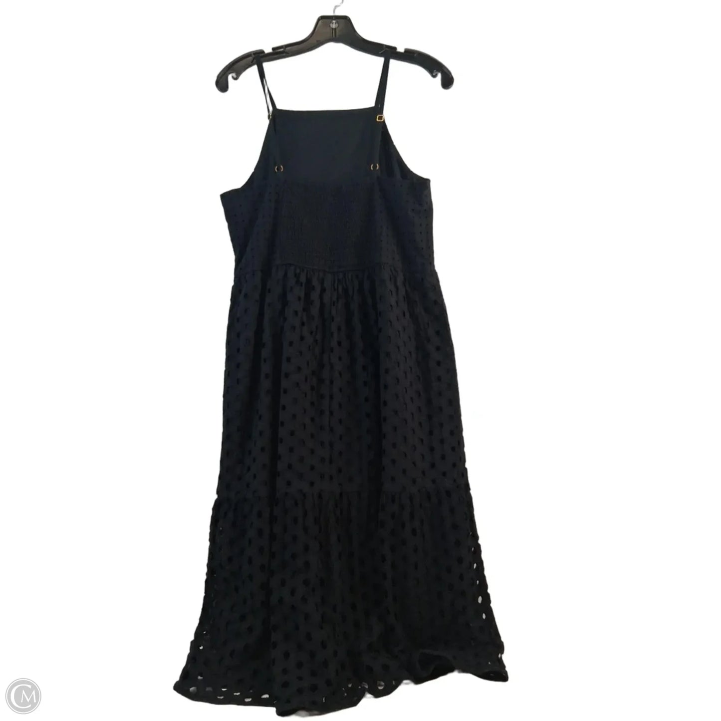 Dress Casual Midi By Loft In Black, Size: M
