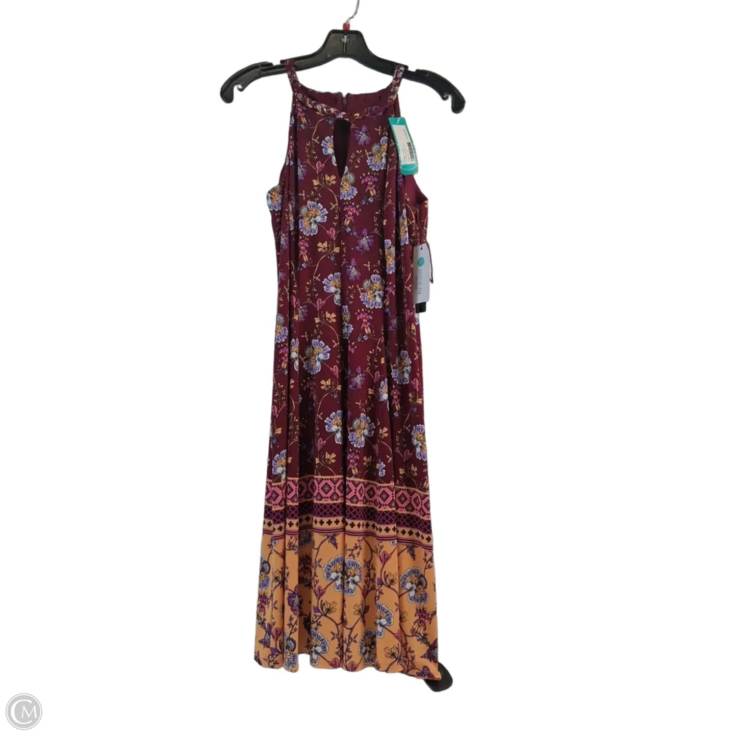Dress Casual Midi By Maggy London In Floral Print, Size: S