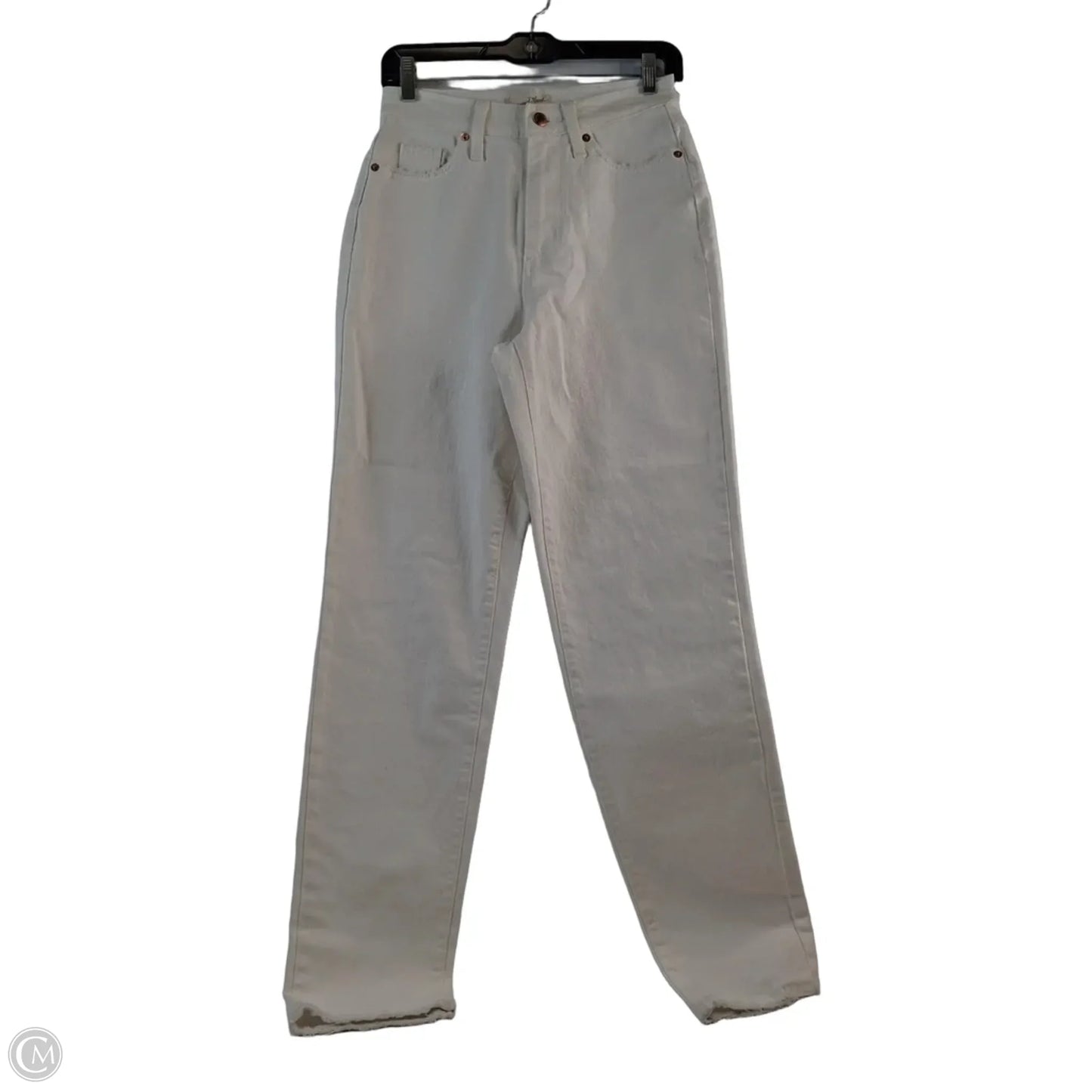 Jeans Straight By Universal Thread In White Denim, Size: 0