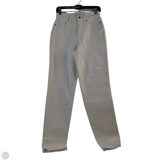 Jeans Straight By Universal Thread In White Denim, Size: 0