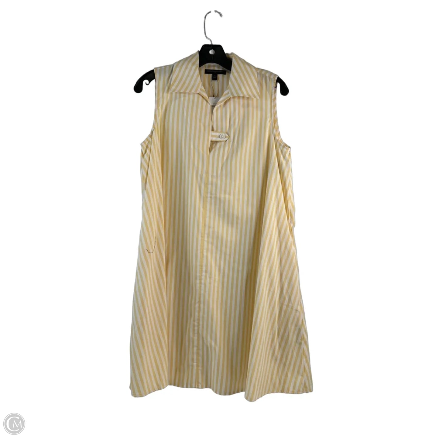 Dress Casual Midi By Banana Republic In Striped Pattern, Size: S