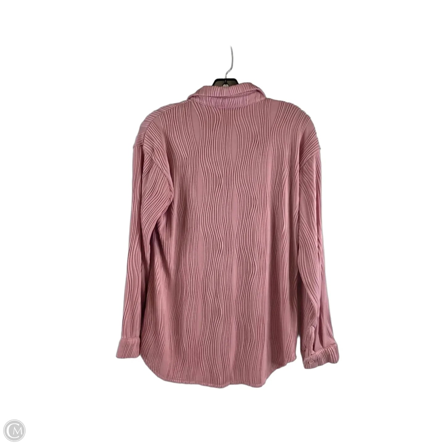 Top Long Sleeve By Clothes Mentor In Pink, Size: M