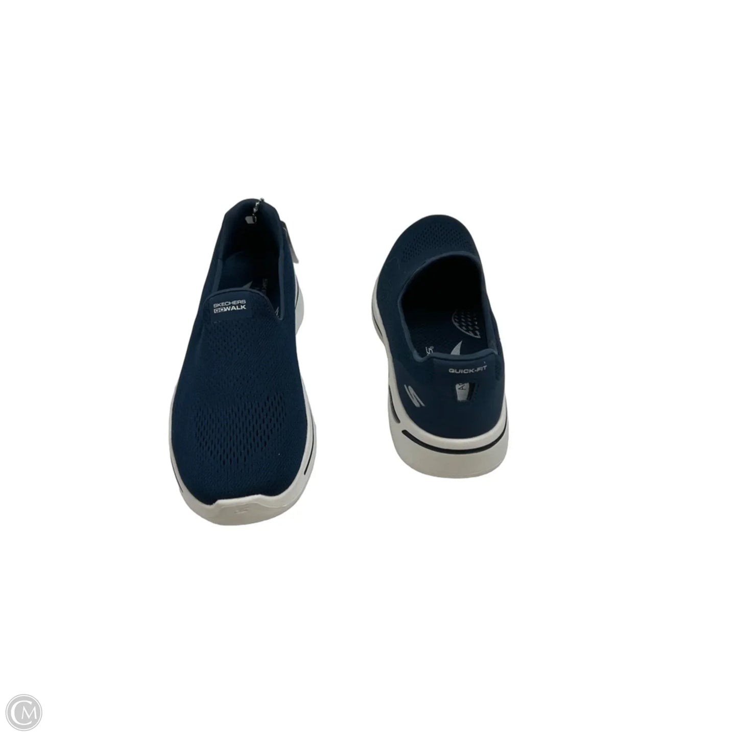 Shoes Sneakers By Skechers In Blue & White, Size: 7.5