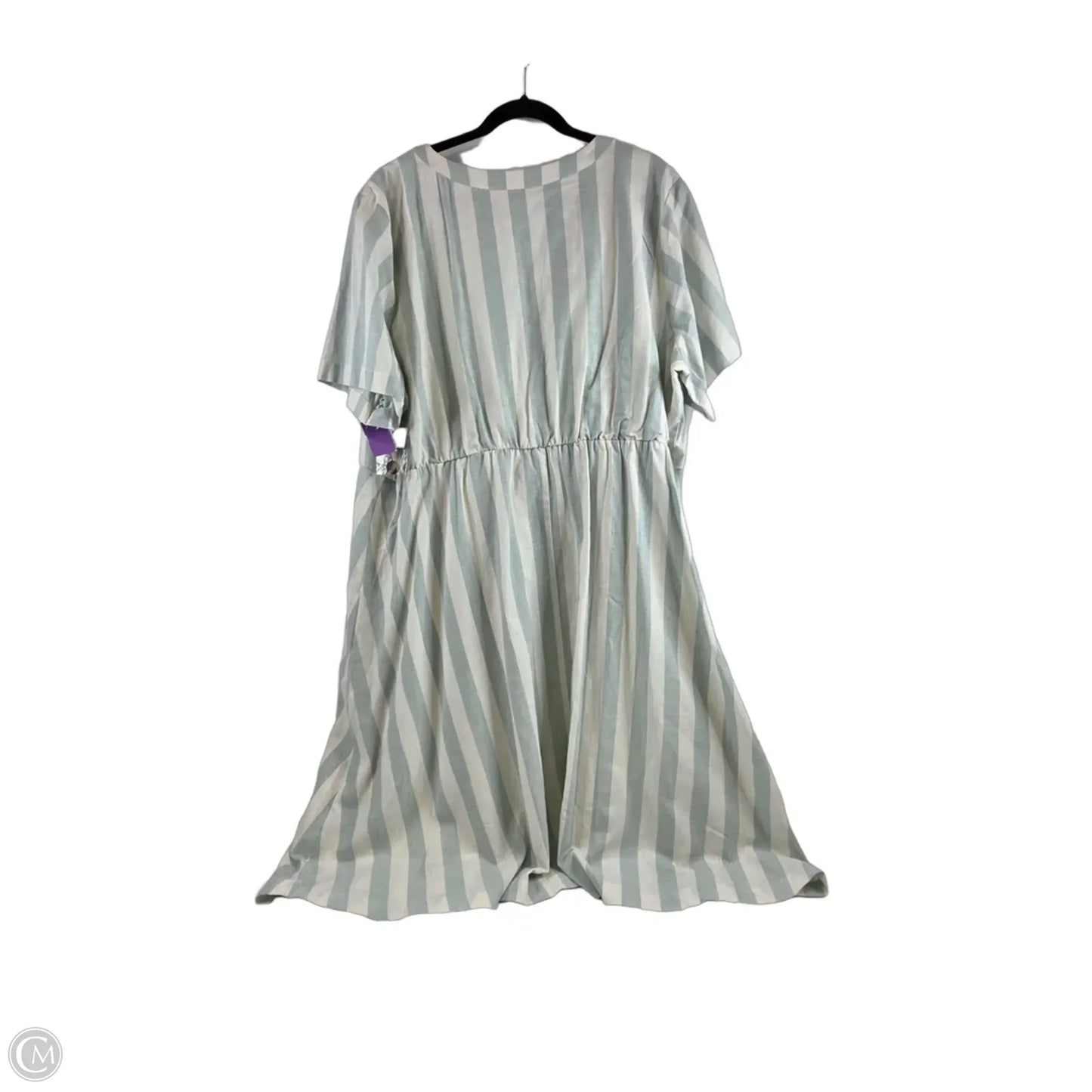 Dress Casual Midi By Evri In Striped Pattern, Size: 3x