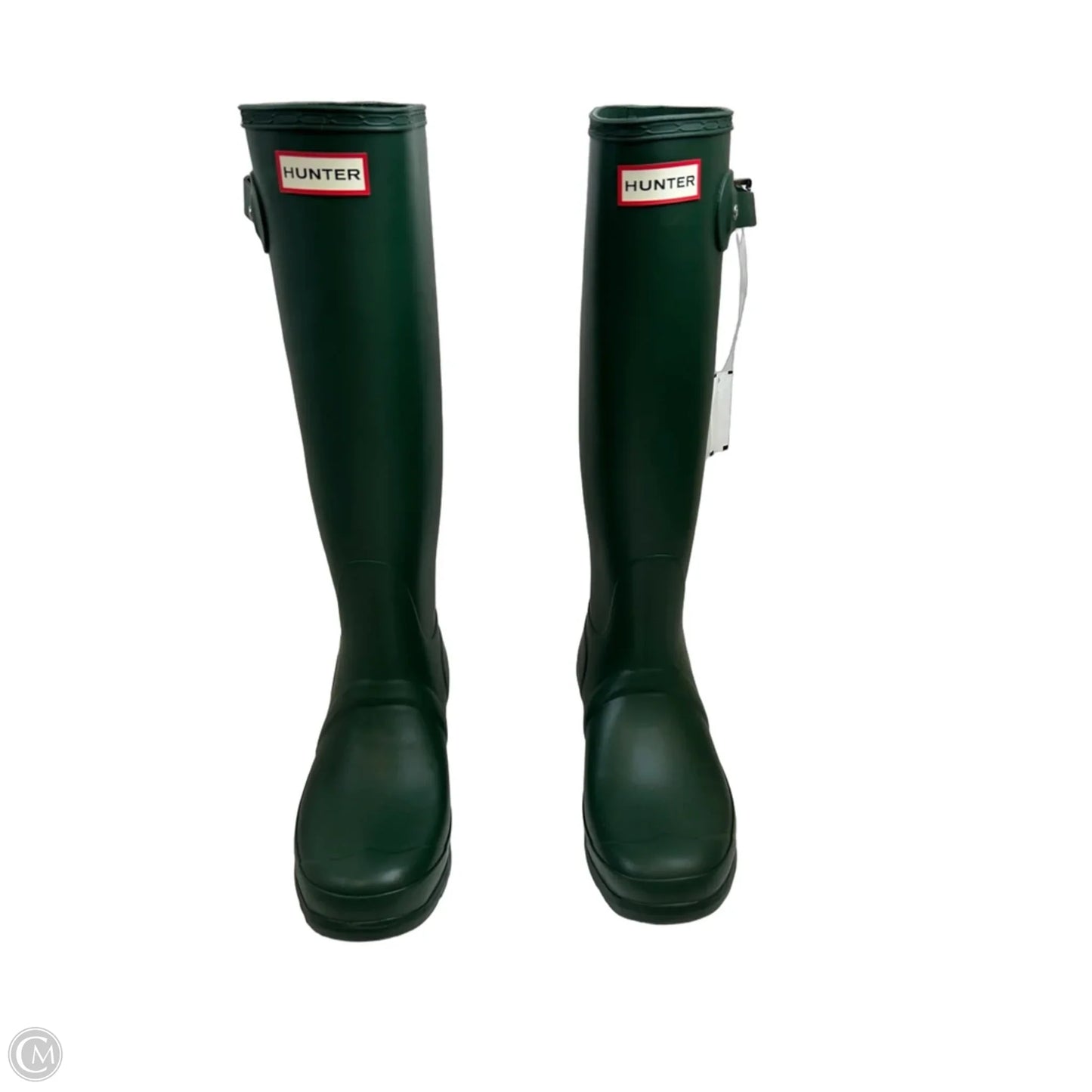 Boots Rain By Hunter In Green, Size: 8