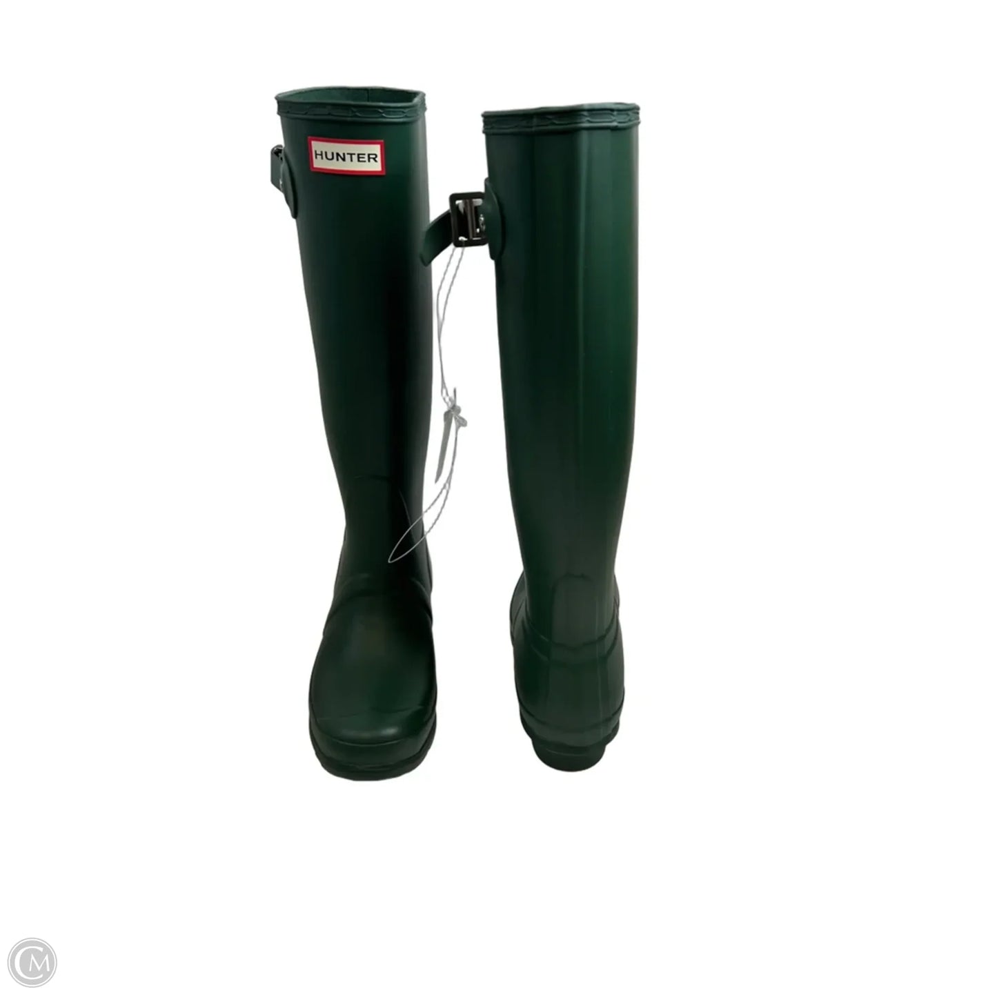Boots Rain By Hunter In Green, Size: 8