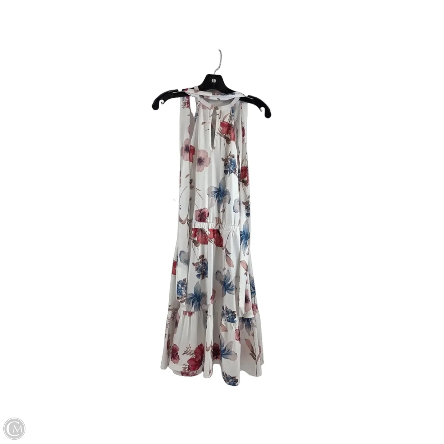 Dress Casual Midi By Clothes Mentor In Red & Yellow, Size: S
