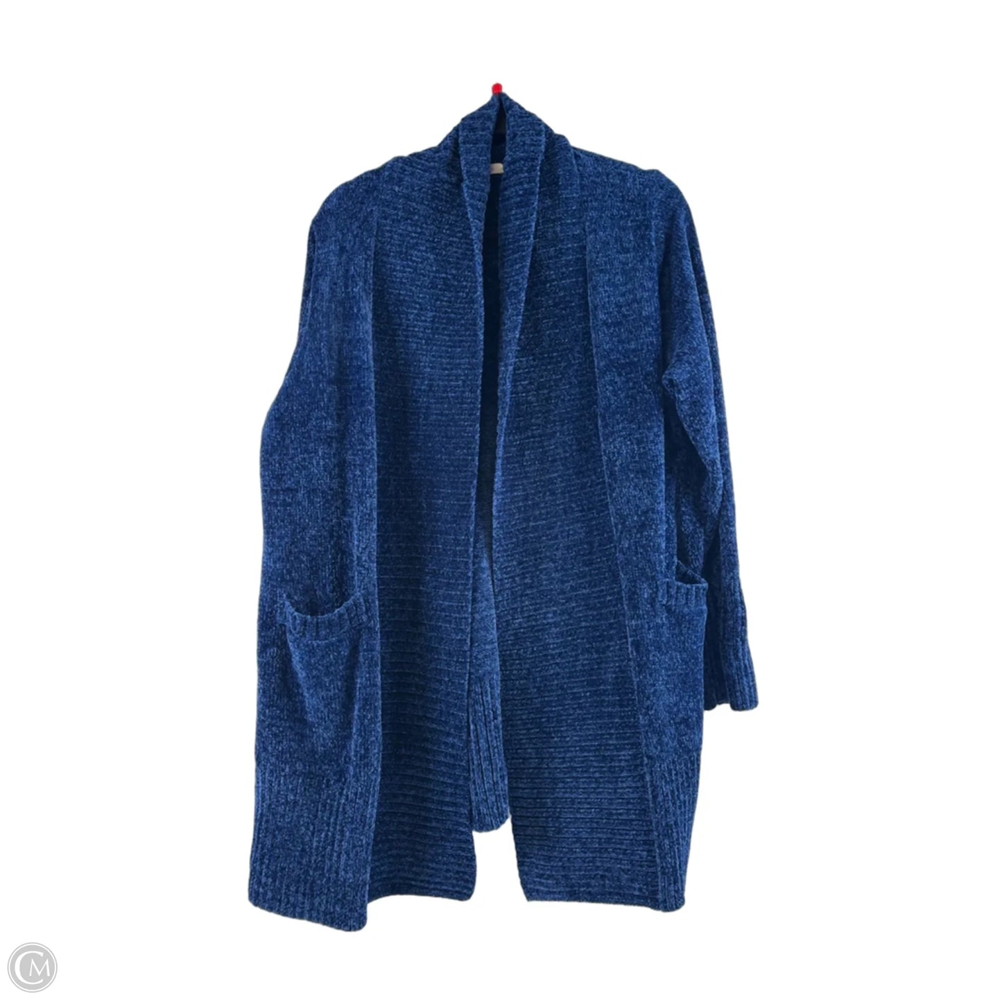 Sweater Cardigan By Orvis In Blue, Size: Xl