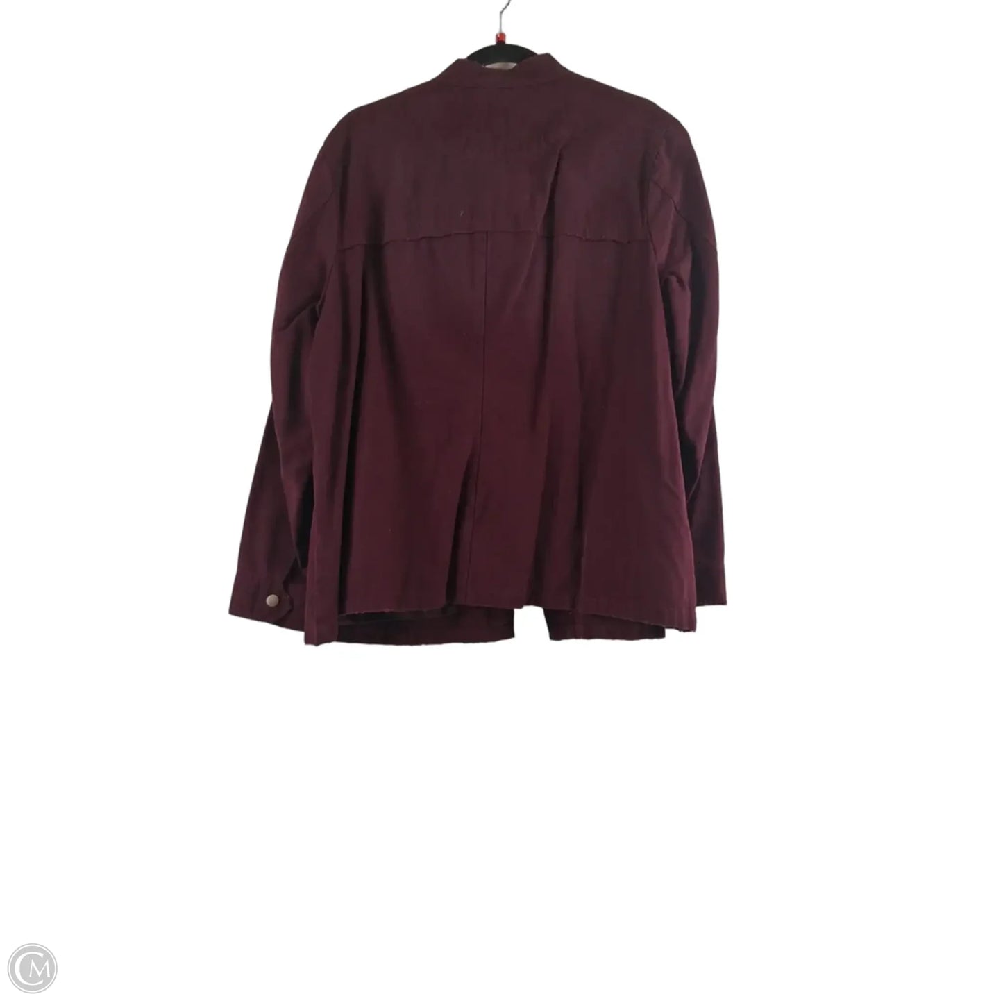 Jacket Denim By Indigo Thread In Maroon, Size: 1x