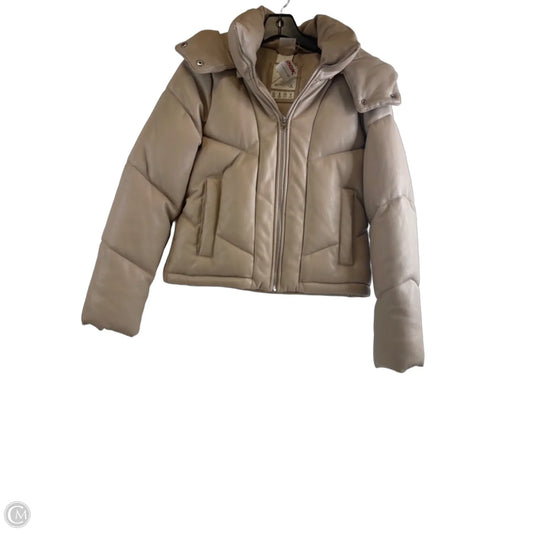 Jacket Puffer & Quilted By Abercrombie And Fitch In Tan, Size: Xs