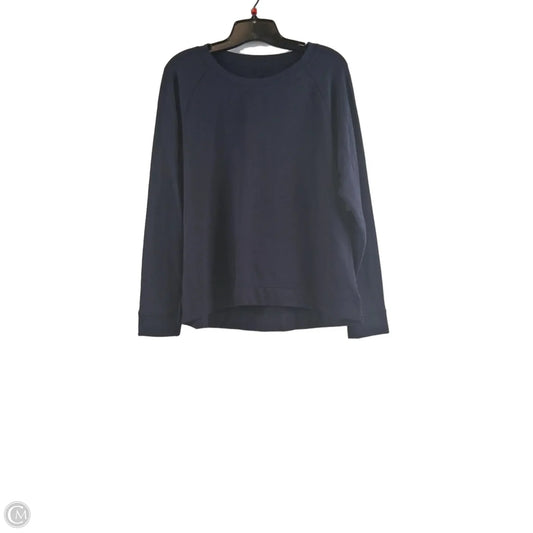 Top Long Sleeve By Loft In Navy, Size: M