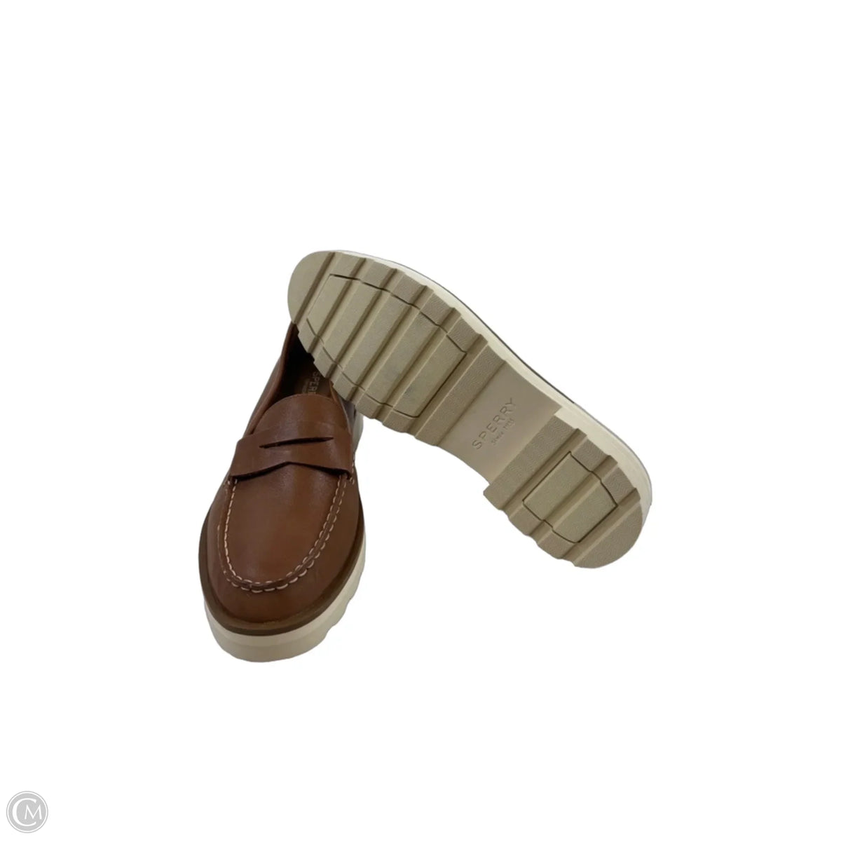 Shoes Flats By Sperry In Tan, Size: 10