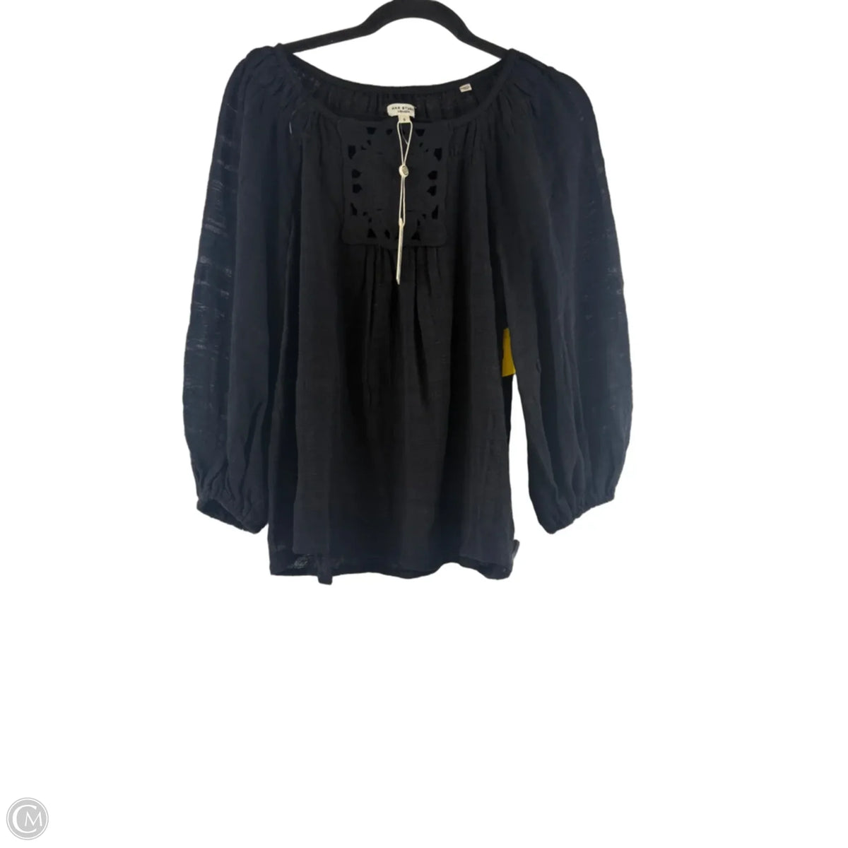 Top Long Sleeve By Max Studio In Black, Size: S