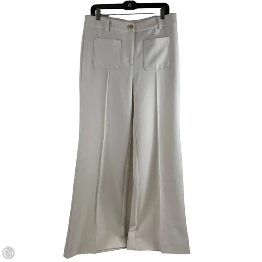 Pants Wide Leg By Loft In Ivory, Size: 8