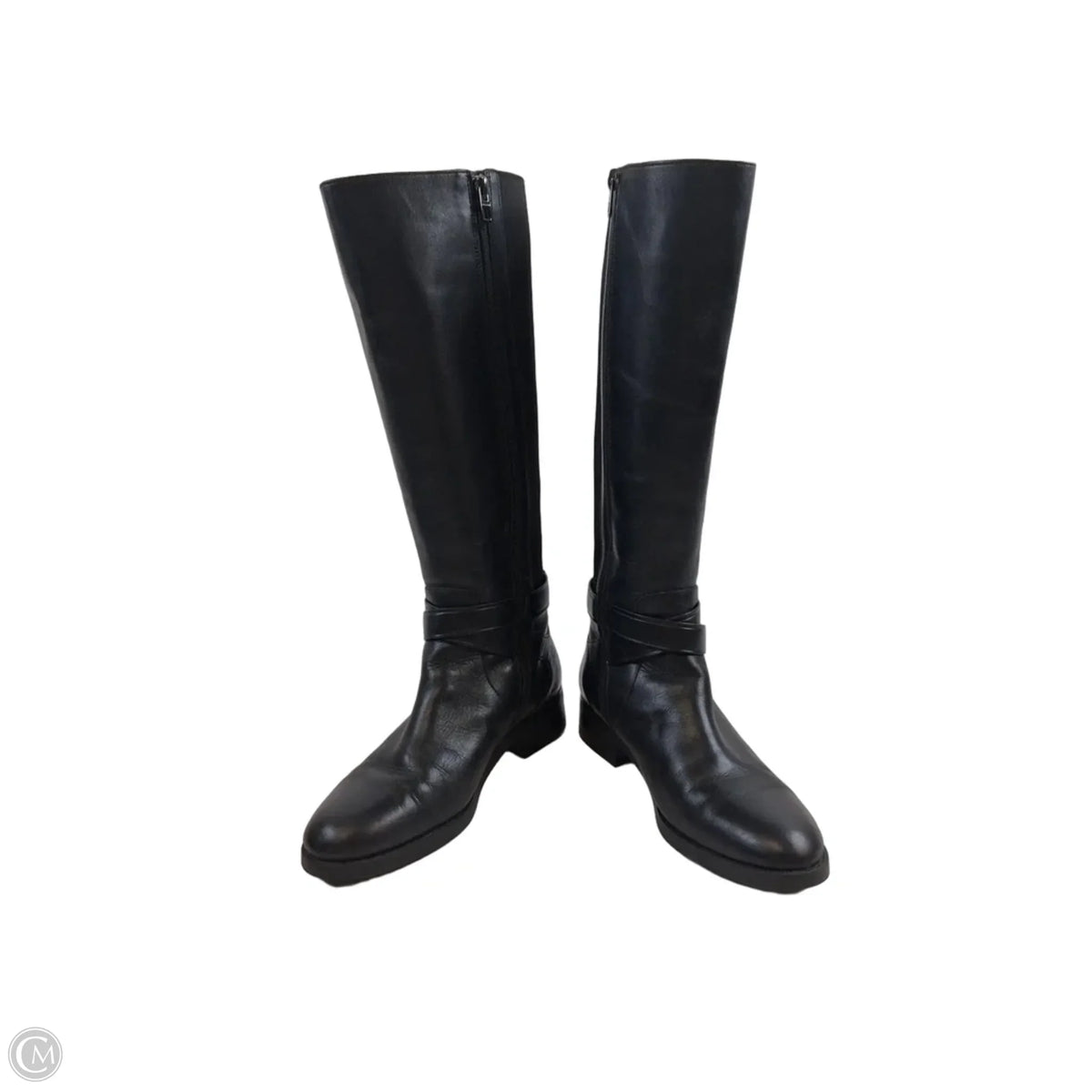 Boots Designer By Coach In Black, Size: 7.5