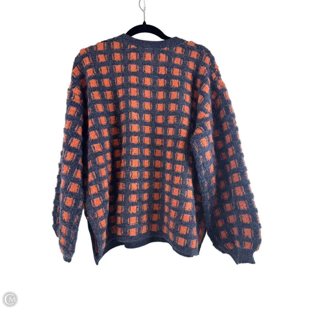 Sweater By Clothes Mentor In Blue & Orange, Size: S