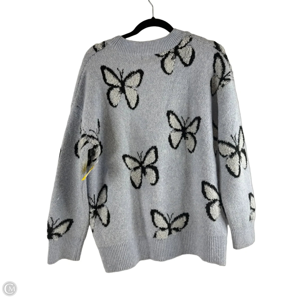 Sweater By Clothes Mentor In Black & Blue, Size: S