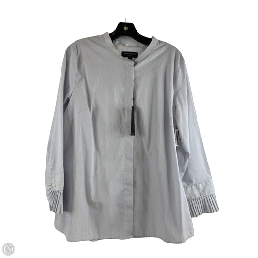 Top Long Sleeve By Banana Republic In Striped Pattern, Size: Xl