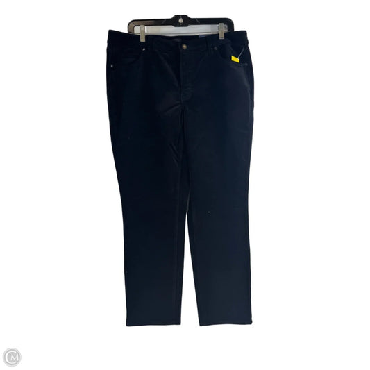 Pants Corduroy By Talbots In Black, Size: 14p