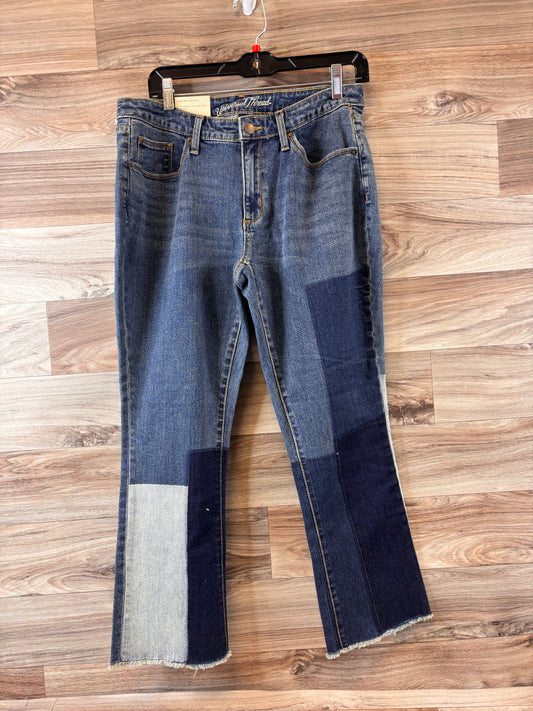 Blue Denim Jeans Boot Cut Universal Thread, Size 10