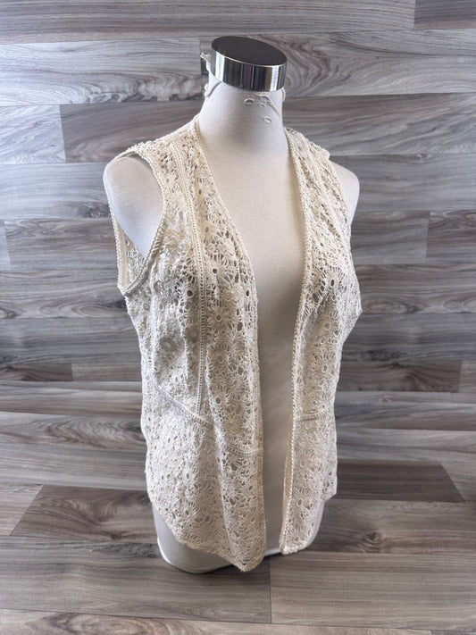 Vest Other By J. Jill In Cream, Size: Petite   S