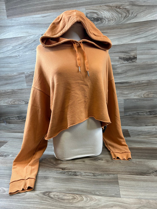 Sweatshirt Hoodie By Clothes Mentor In Orange, Size: M