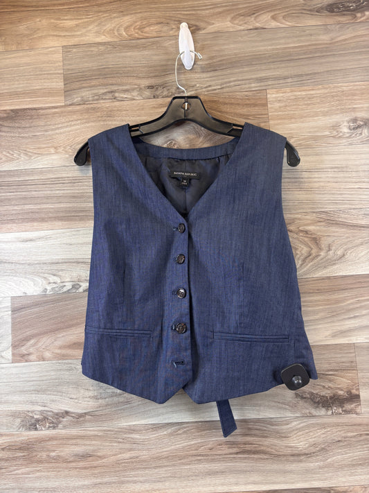 Vest Other By Banana Republic In Blue, Size: Xl