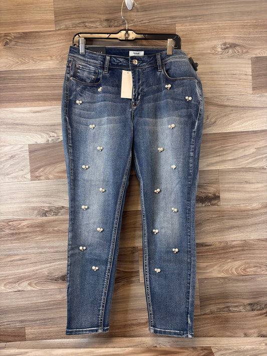 Jeans Skinny By Kensie In Blue Denim, Size: 12