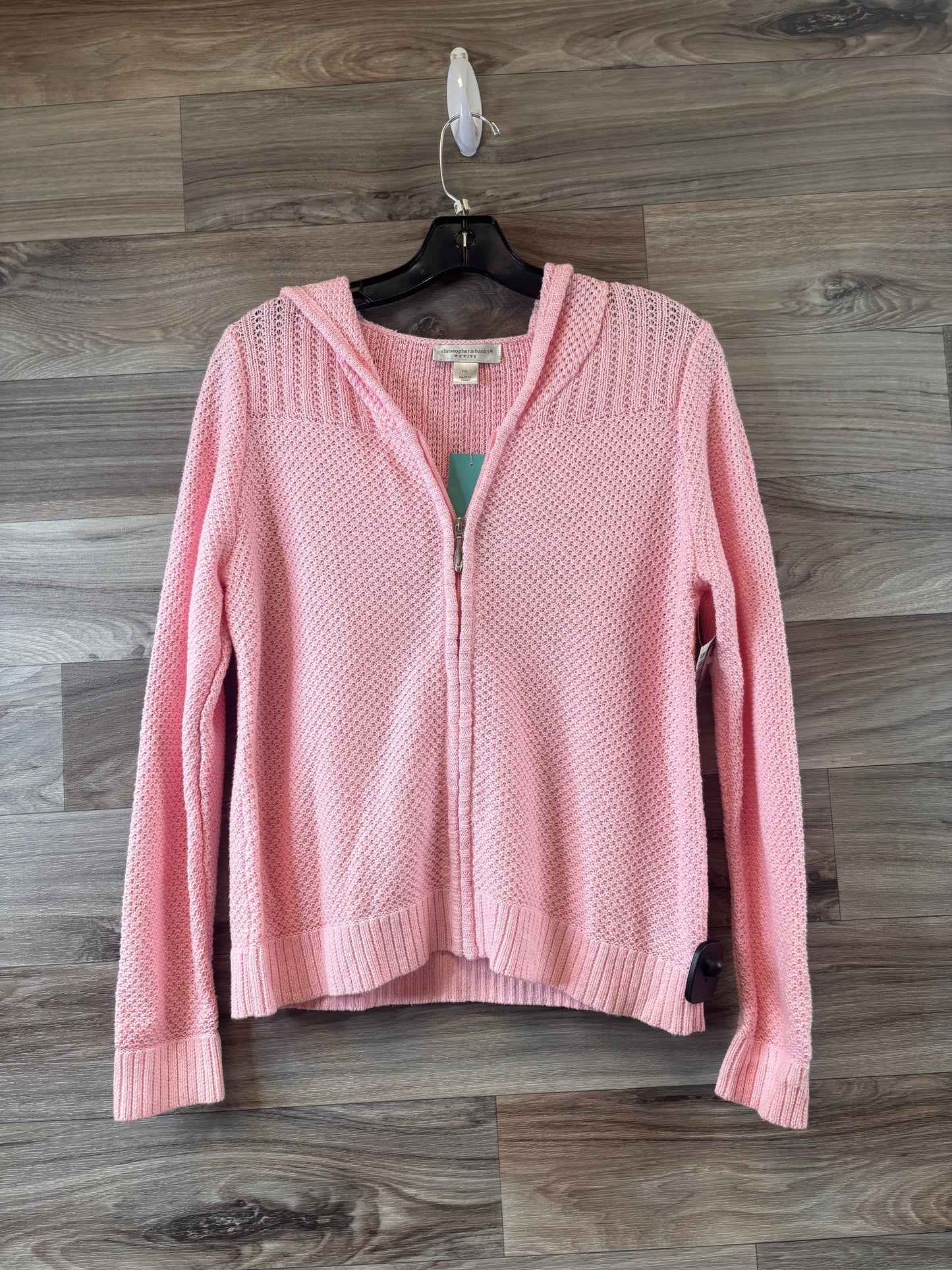 Cardigan By Christopher And Banks In Pink, Size: Lp