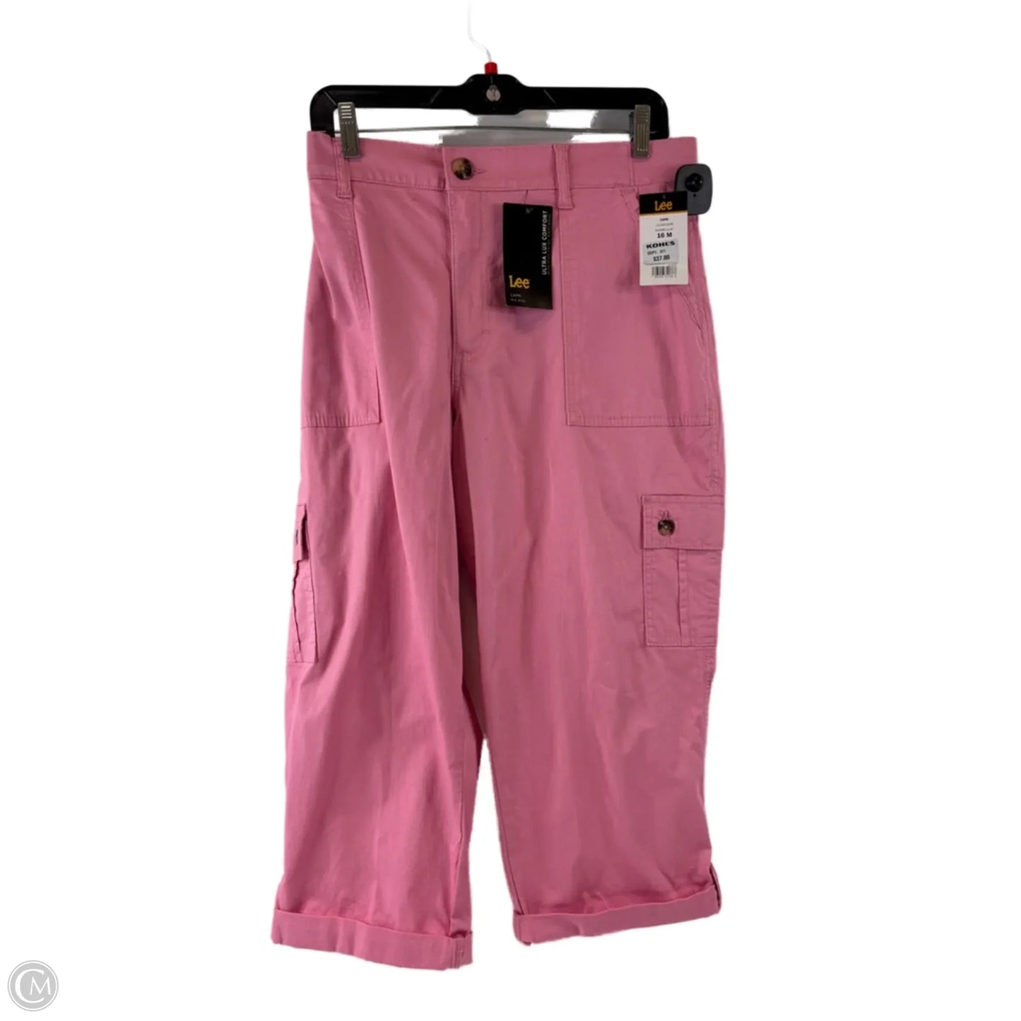 Capris By Lee In Pink, Size: 16