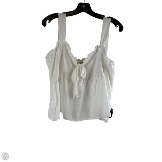 Top Sleeveless By American Eagle In White, Size: Xl