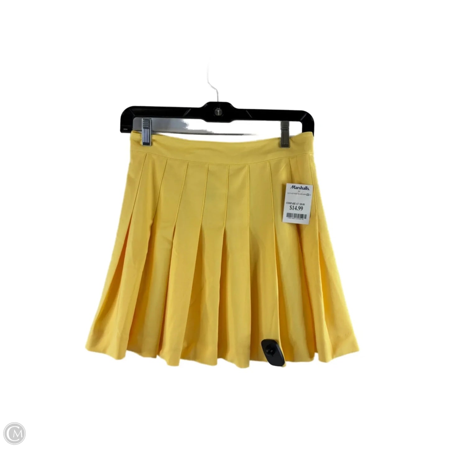 Skirt Mini & Short By Love Tree In Yellow, Size: 4