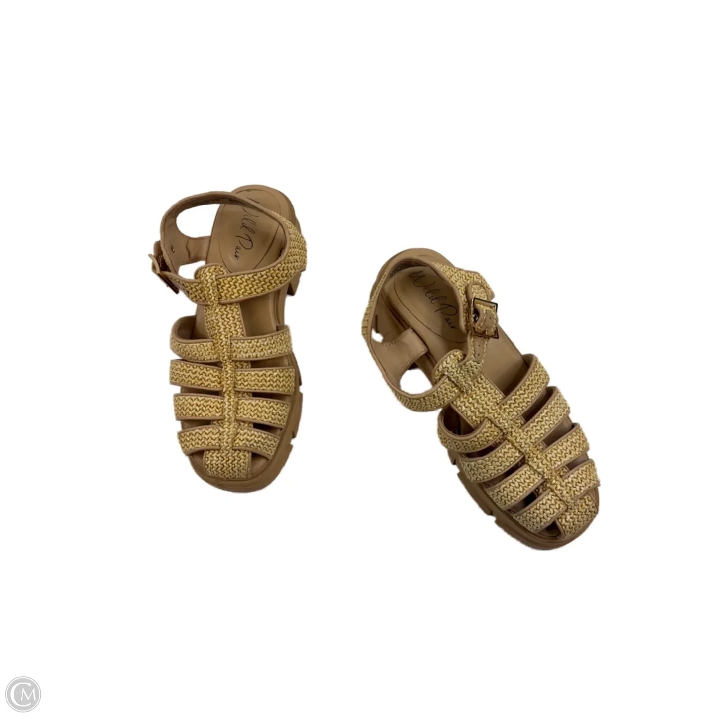 Shoes Heels Block By Cme In Beige, Size: 6.5