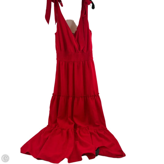 Dress Casual Maxi By Clothes Mentor In Red, Size: S