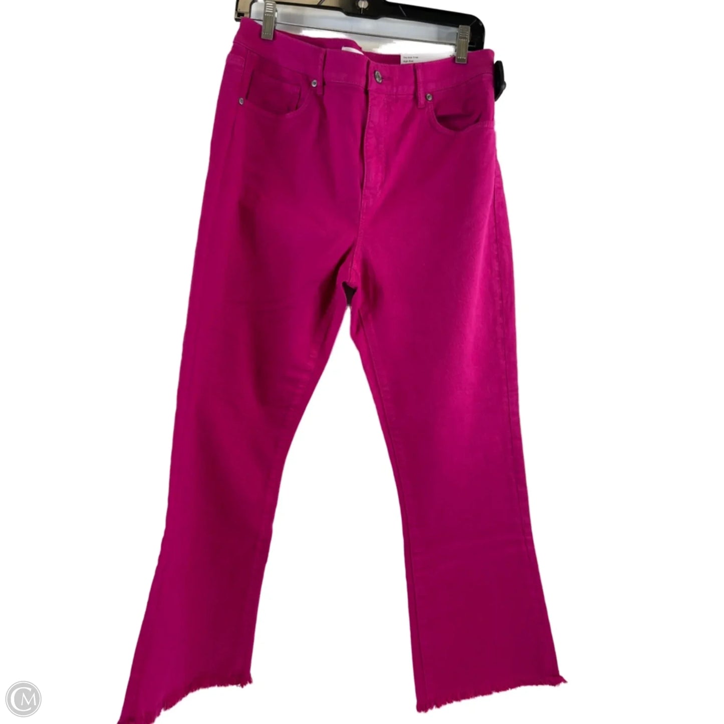 Jeans Cropped By Loft In Purple, Size: 8