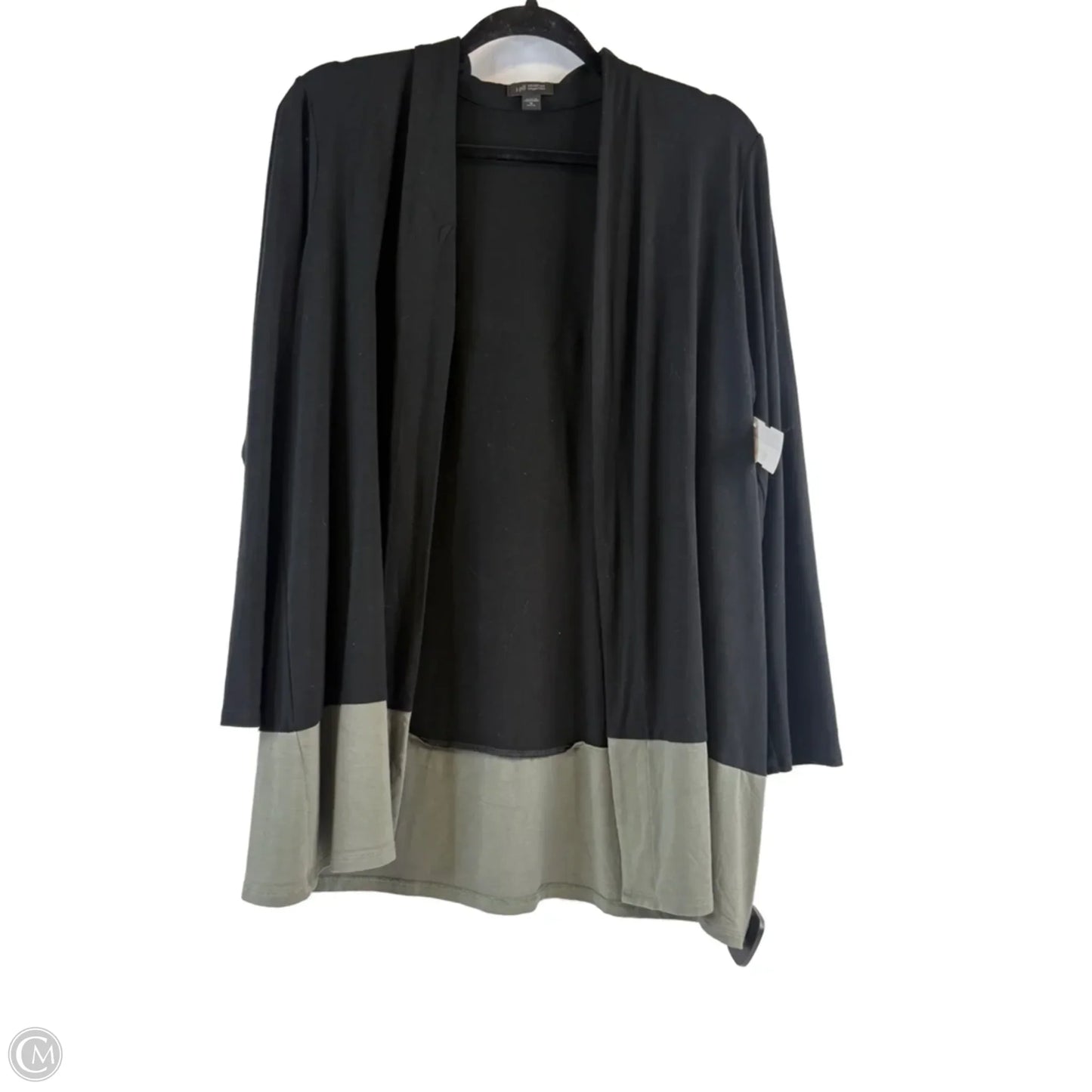 Cardigan By J. Jill In Black & Green, Size: Mp