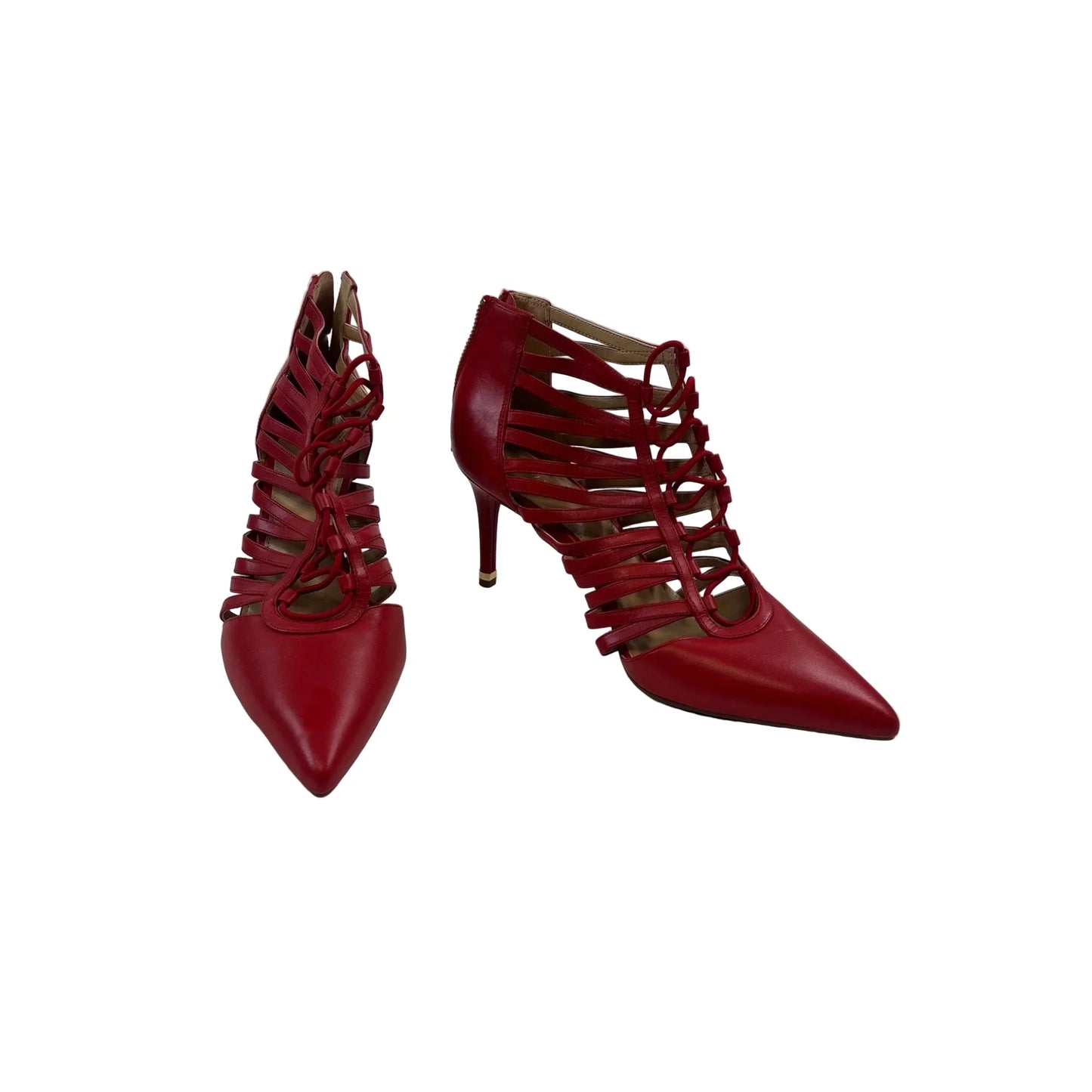 Shoes Designer By Michael Kors In Red, Size: 9