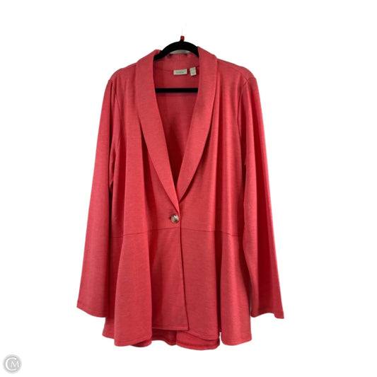 Blazer By Logo In Coral, Size: Xl