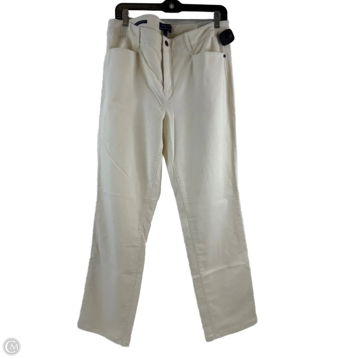Pants Corduroy By Talbots In Cream, Size: 12